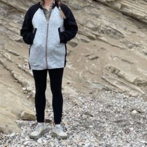 Lululemon  cozy reversible bomber coat